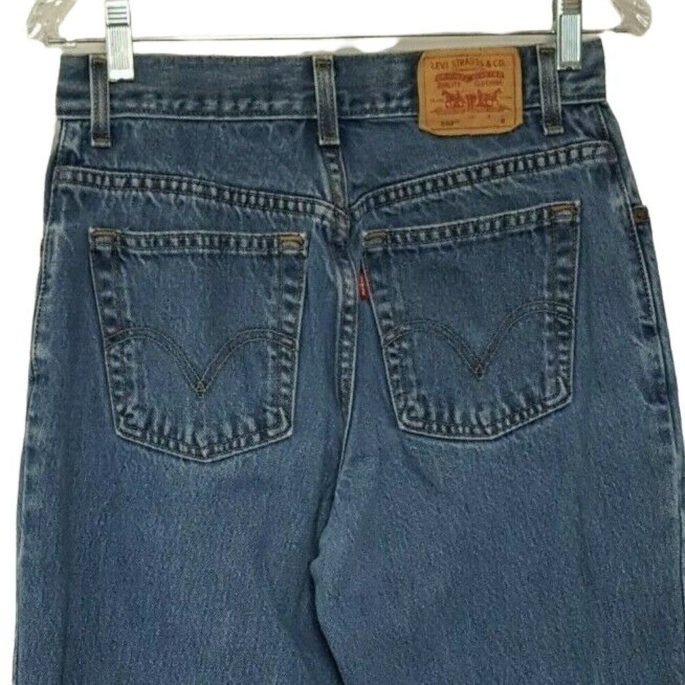 Levi's 550 Womens Vintage Jeans 10 M High Rise Relaxed Fit Tapered Leg  28/30 - Picture 5 of 12